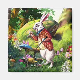 White Rabbit |Alice i Wonderland Påsk Magnets Magnet