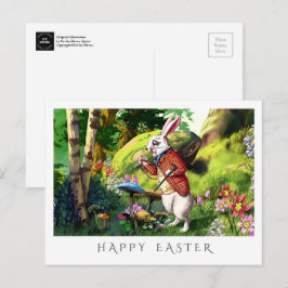 White Rabbit | Alice i Wonderland Påsk vykort