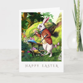 White Rabbit | "Alice in Wonderland" Påsk-kort Helgkort