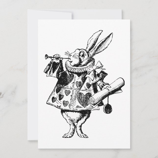 White Rabbit Herald Inked Black (Framsida)