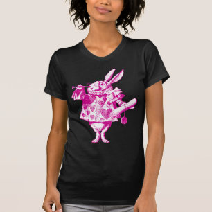 White Rabbit Herald Inked Rosa T Shirt