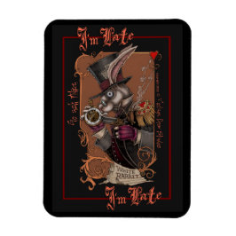 White Rabbit Magnet