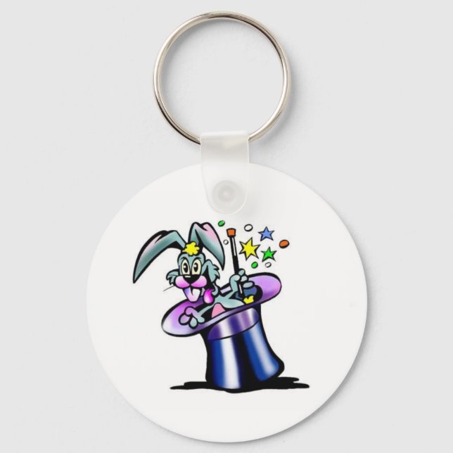 White Rabbit Nyckelring (Framsida)