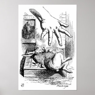 White Rabbit Poster