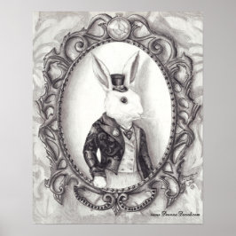 White Rabbit Poster White Rabbit Art Wonderland