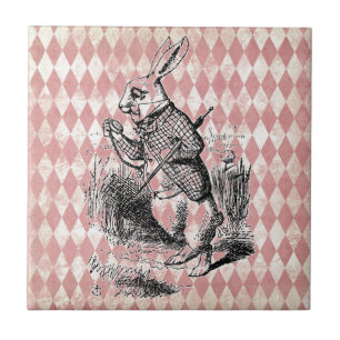 White Rabbit Rosa Diamond Tile Kakelplatta