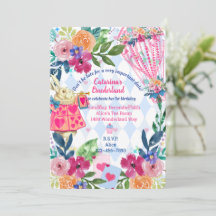 White Rabbit Story Tale Unmerry Födelsedagsfest In