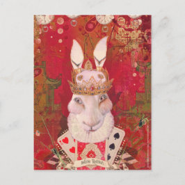 White Rabbit Vykort