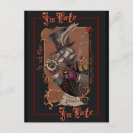 White Rabbit Vykort