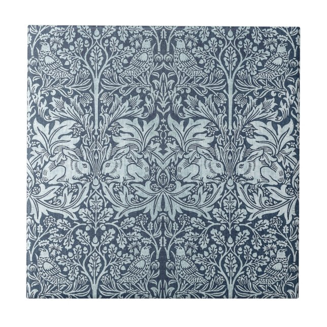 White Rabbits - William Morris Kakelplatta (Framsidan)