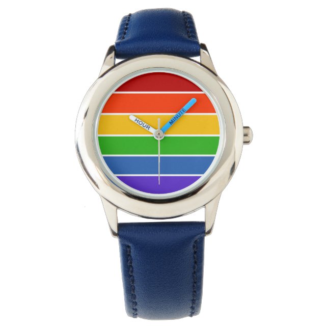 White Rainbow Rand Armbandsur (Framsida)