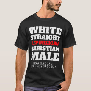 White Rak Republican Christian Male T Shirt