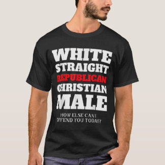 White Rak Republican Christian Male T Shirt