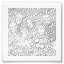 White Ram Photo Fototryck