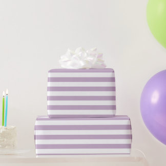 White Rand med Lavender Background | DIY Färg Presentpapper