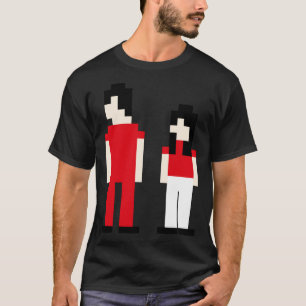White Rand Pixel Classic T-Shirt