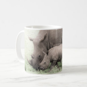White Rhino & Baby Mugg