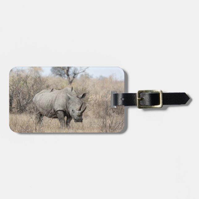 White Rhino Bagagebricka (Horisontell Framsida)