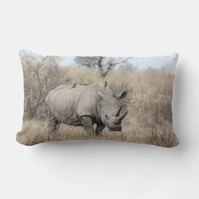 White Rhino Lumbarkudde (Framsida)