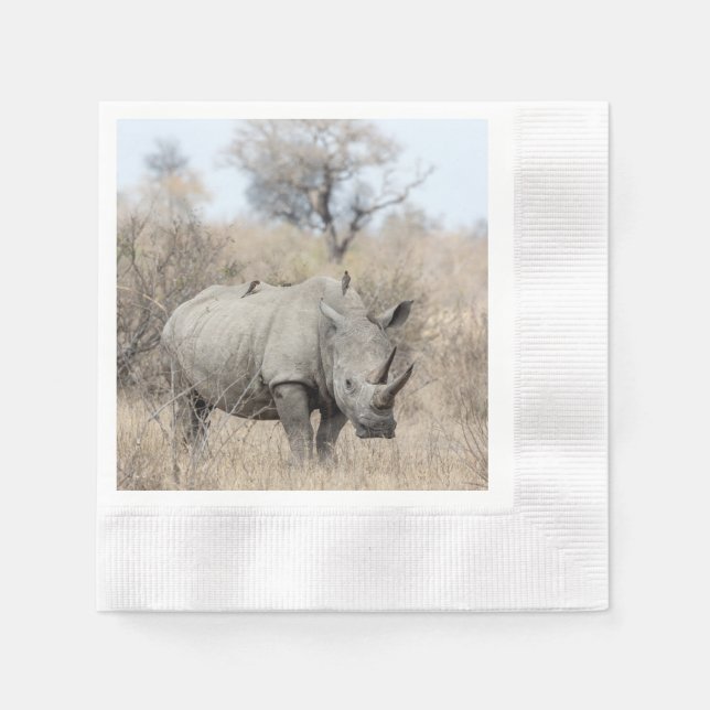 White Rhino Pappersservett (Framsidan)