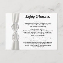 White Ribbon Diamond Infinity Säkerhetsåtgärder