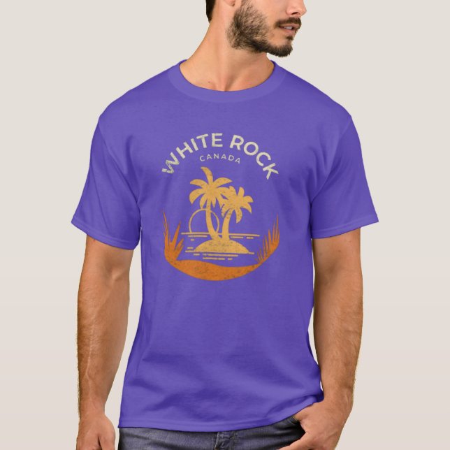 White Rock Beach Kanada rolig T Shirt (Framsida)