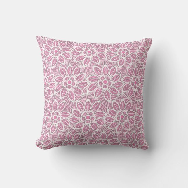 WHITE ROSA SNÖRE DUBLESIED Cushion Kudde (Framsida)