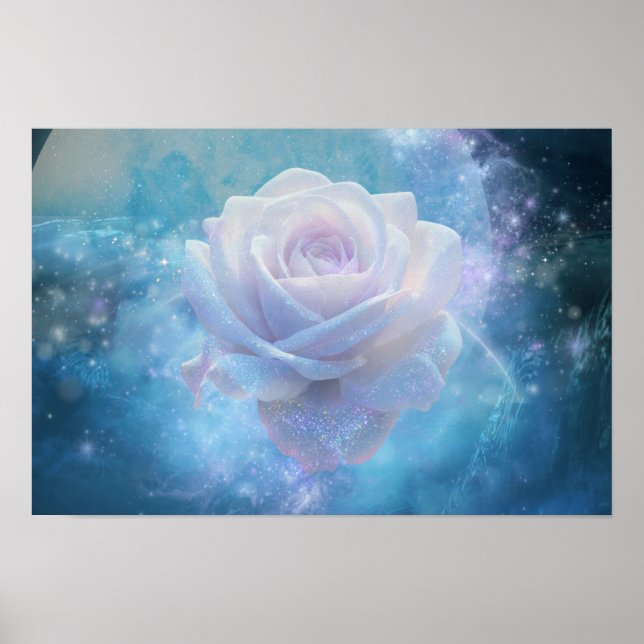 White Rose and Blue Moon Poster (Framsidan)