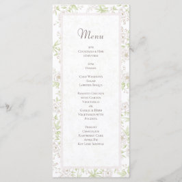 White Rose Classic Wedding Menus Meny