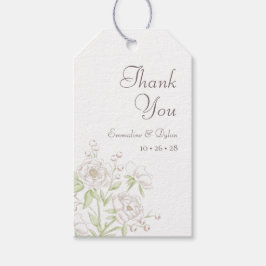 White Rose Classic Wedding Presentetikett