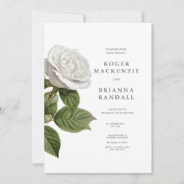 White Rose Invitation Inbjudningar