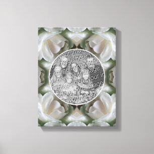 White Rose Ram Upprätta Ditt Eget Foto Canvastryck