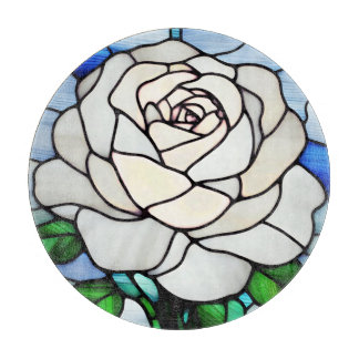 White Rose Stained Glass