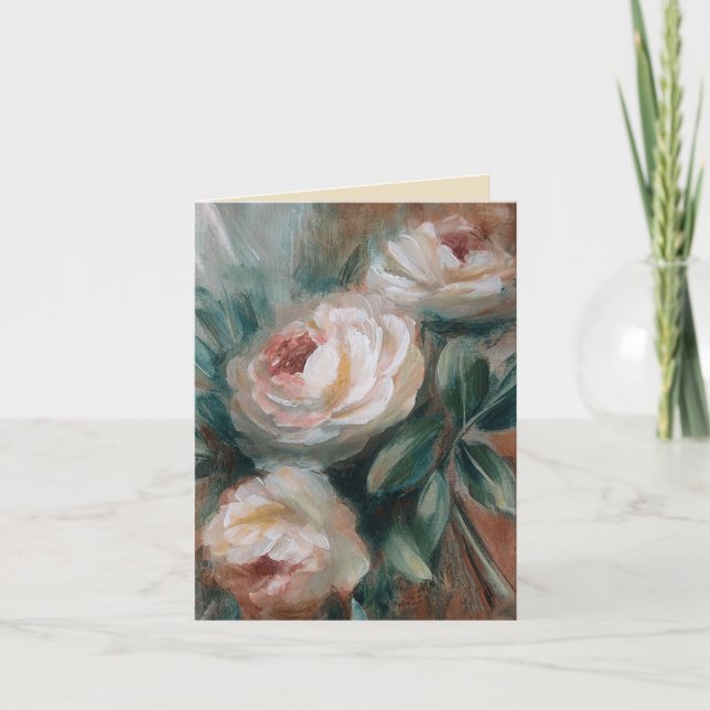 White Roses [3 sizes avail] Kort (Framsida)