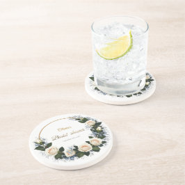 White Roses & Blue Baby’s Breath  Underlägg