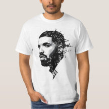 White Round Nacke Drake Fläkt T-Shirt - Kanadensis