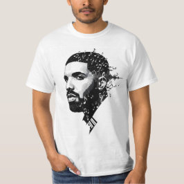 White Round Nacke Drake Fläkt T-Shirt - Kanadensis