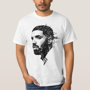 White Round Nacke Drake Fläkt T-Shirt - Kanadensis