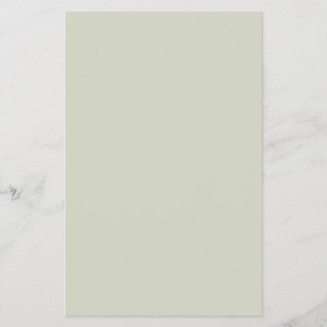 White Sage Solid Färg Flygblad (Framsidan)