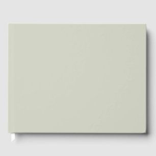 White Sage Solid Färg Gästböcker