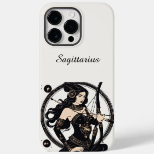 White Sagittarius Zodiac Sign iPhone / iPad-fall