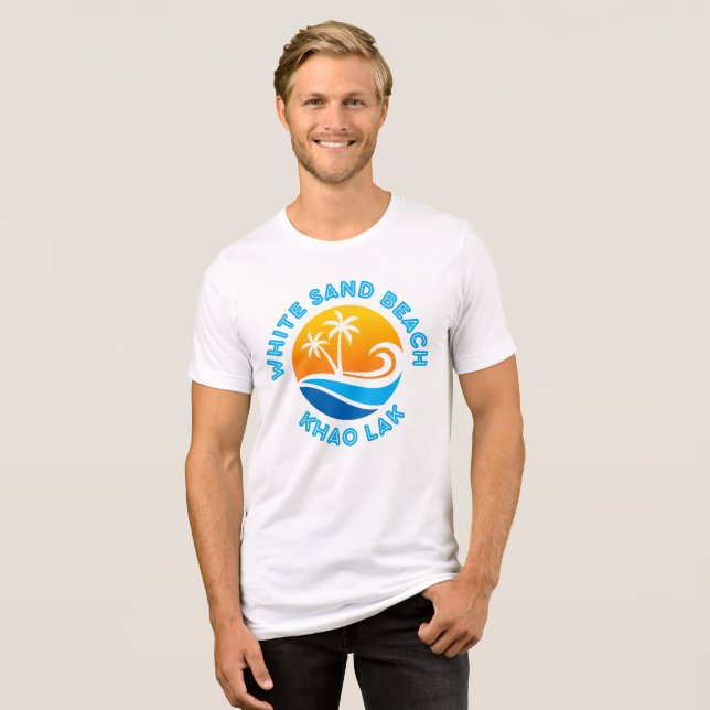 WHITE SAND BEACH-KHAO LAK T SHIRT (Framsida Full)