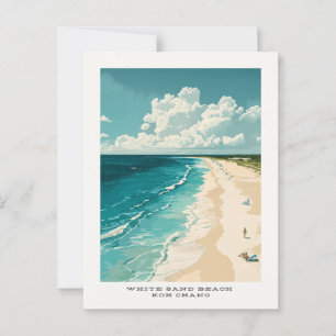 White Sand Beach Koh Chang Travel Postkort Vykort