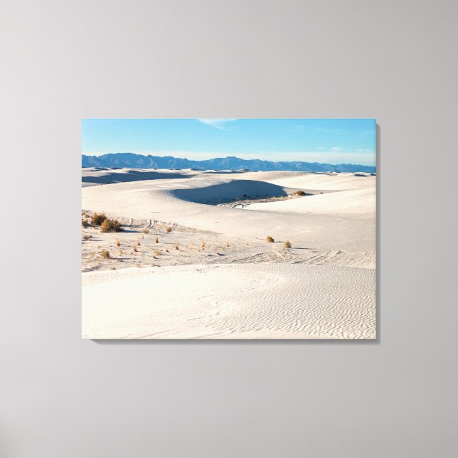 White Sand Dunes Canvastryck (Framsida)