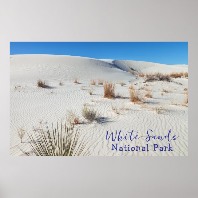 White Sand National Park Poster (Framsidan)