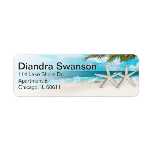White Sands Beach Starfish par Returadress Etikett