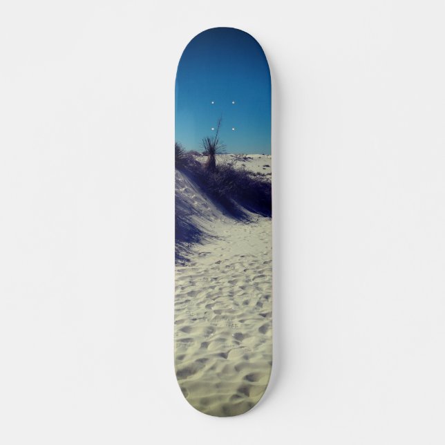 White Sands Footsteps Skateboard (Framsida)
