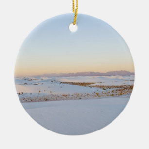 White Sands National Monument, tvärgående dyner Julgransprydnad Keramik