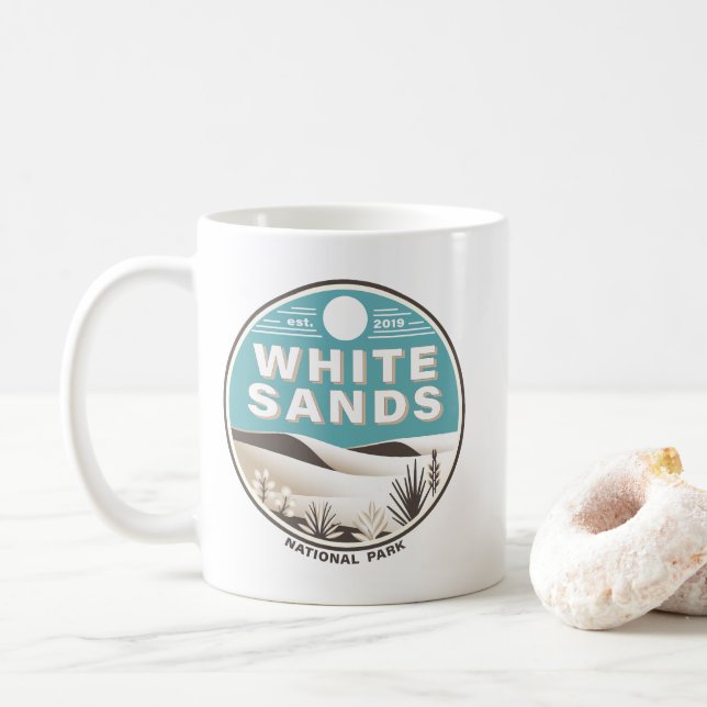 White Sands National Park Kaffemugg (Med munk)