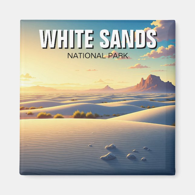 White Sands National Park Magnet (Framsidan)